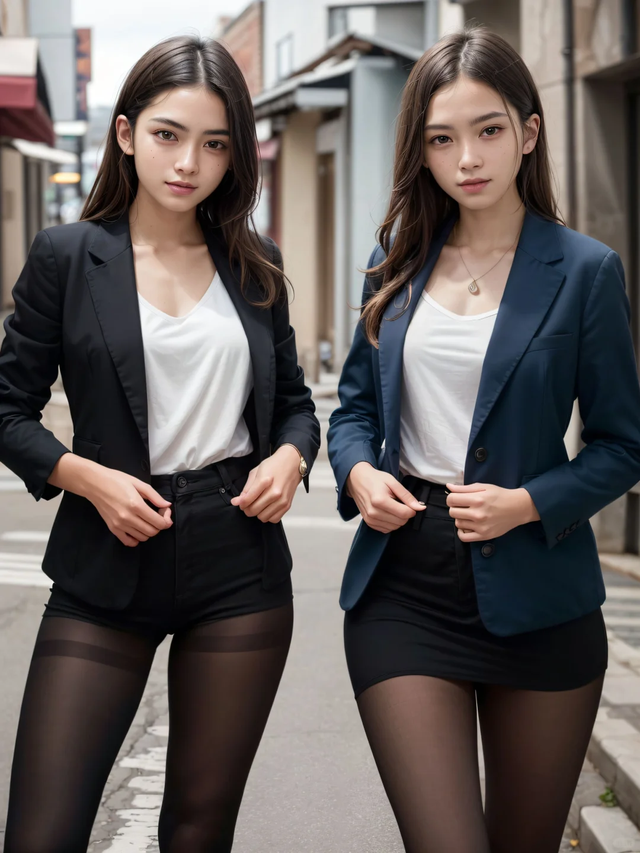 都市丽人:职业装美女摄影写真