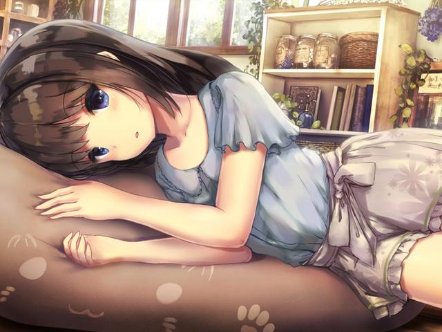 日系动漫美女清纯甜美插画图集
