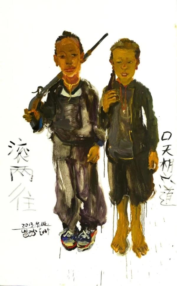 画笔下的高原——画家赵竹素描