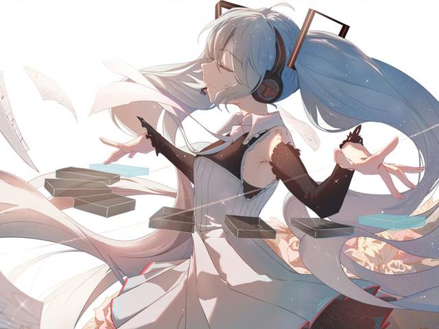 日系动漫美女清纯甜美插画图集