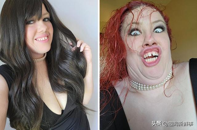 40个美女晒出自己最丑的和最美的照片,美丑全靠角度,不怕嘲笑