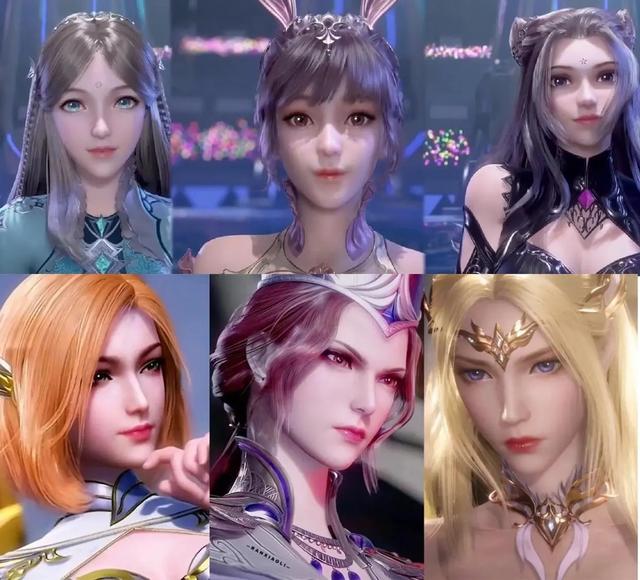 斗罗大陆美女黑化,比比东颜值低,波赛西有杀气,千仞雪最美艳