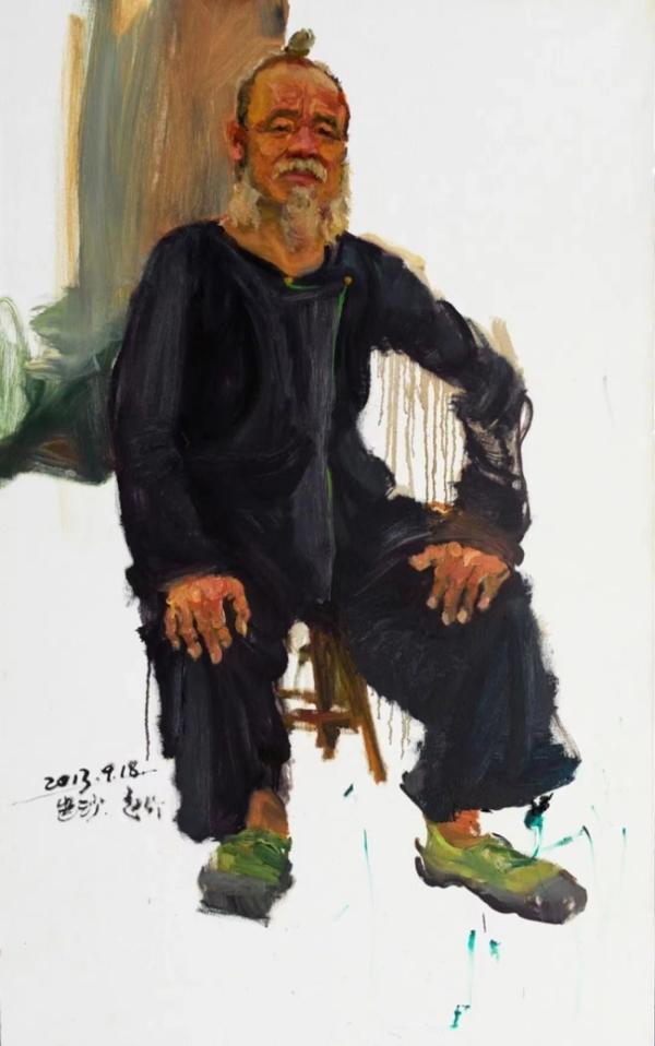 画笔下的高原——画家赵竹素描