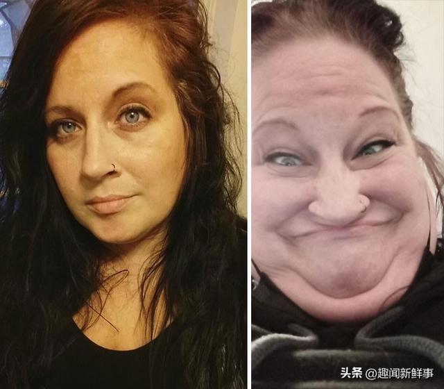 40个美女晒出自己最丑的和最美的照片,美丑全靠角度,不怕嘲笑