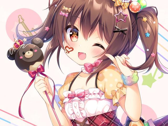 日系动漫美女清纯甜美插画图集