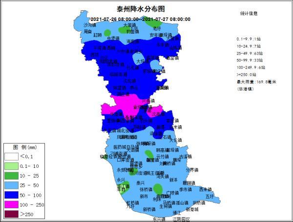 “烟花”距离泰州150公里!暴雨预警升级