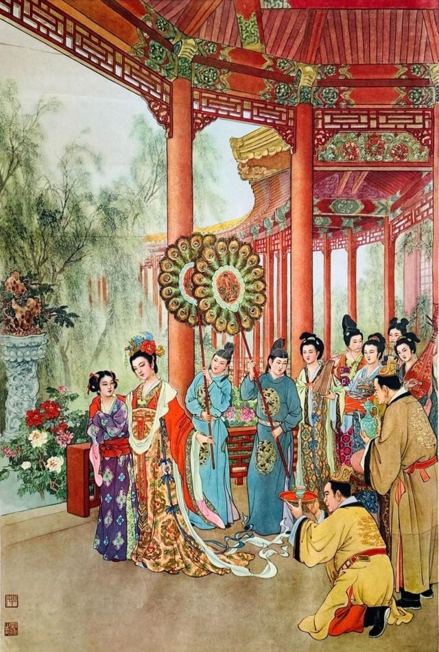 刘旦宅年画：古代四大美女