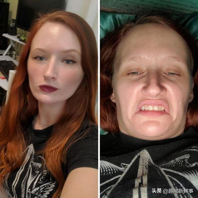 40个美女晒出自己最丑的和最美的照片,美丑全靠角度,不怕嘲笑