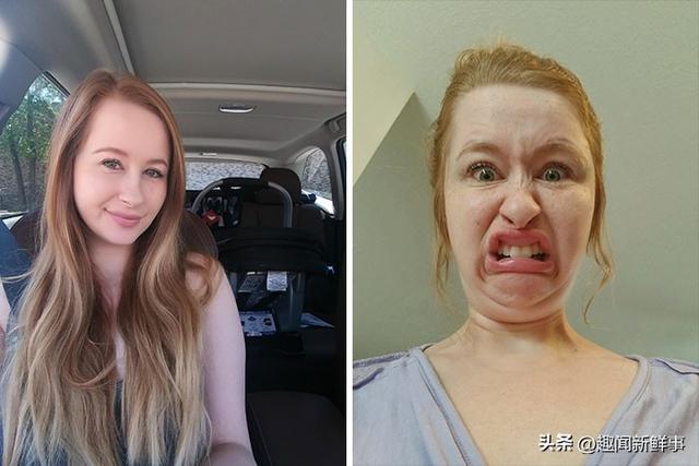 40个美女晒出自己最丑的和最美的照片,美丑全靠角度,不怕嘲笑