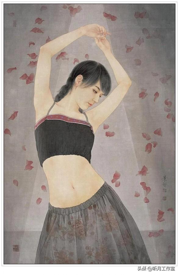 当代绘画大师崔景哲二十八幅经典工笔画作品深度赏析