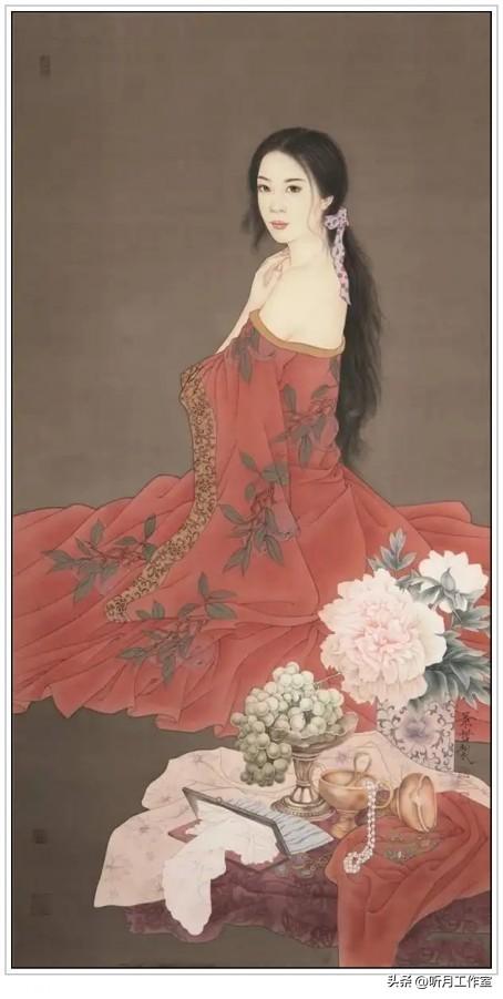 当代绘画大师崔景哲二十八幅经典工笔画作品深度赏析