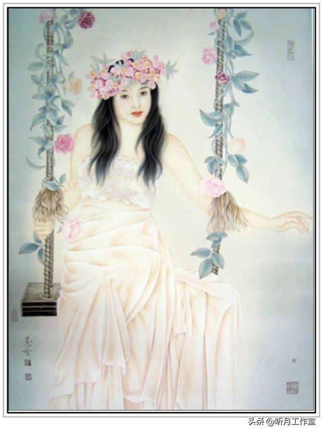 当代绘画大师崔景哲二十八幅经典工笔画作品深度赏析