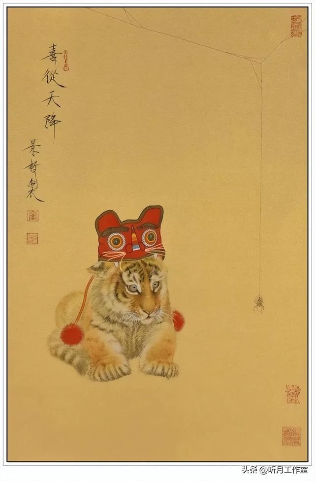 当代绘画大师崔景哲二十八幅经典工笔画作品深度赏析