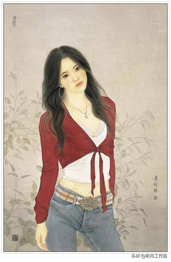 当代绘画大师崔景哲二十八幅经典工笔画作品深度赏析