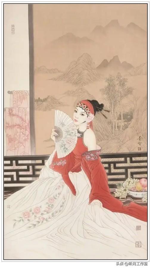 当代绘画大师崔景哲二十八幅经典工笔画作品深度赏析