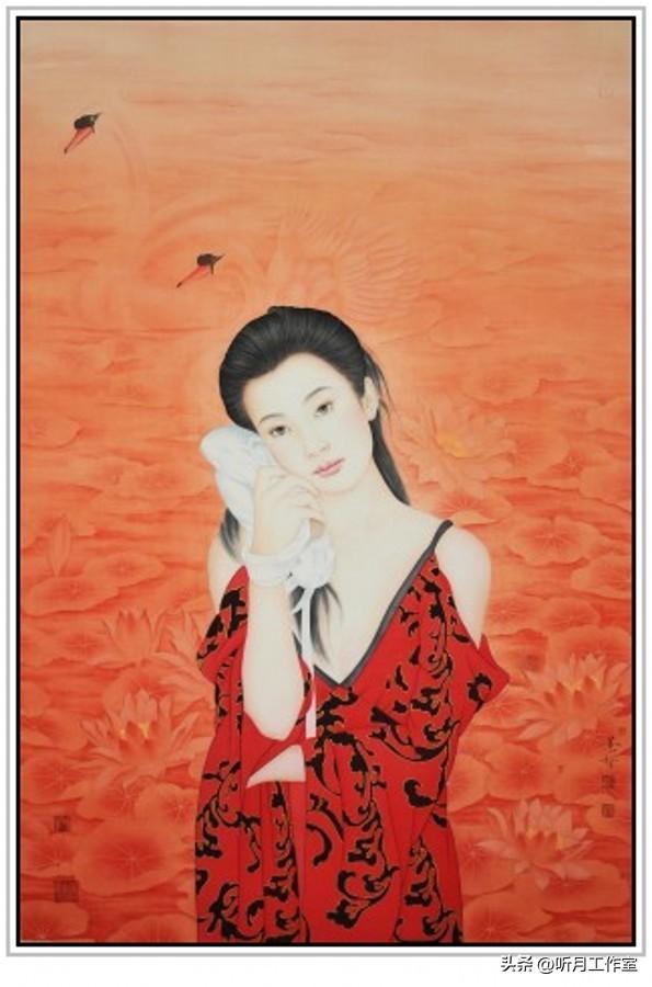 当代绘画大师崔景哲二十八幅经典工笔画作品深度赏析