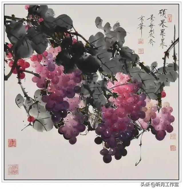 当代绘画大师崔景哲二十八幅经典工笔画作品深度赏析