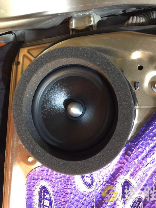八代雅阁4门隔音+DR+诗曼165+卡莱4路A808——杰胜汽车音响隔音