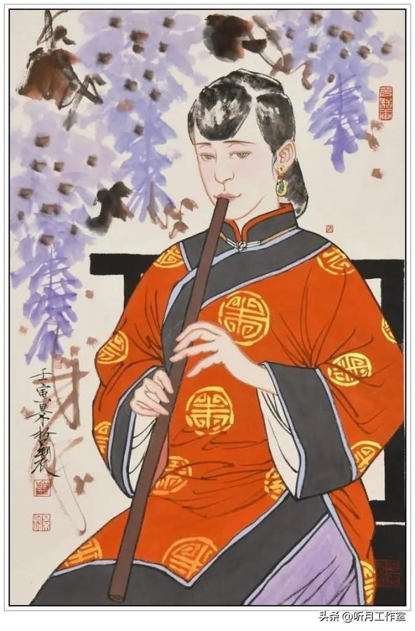 当代绘画大师崔景哲二十八幅经典工笔画作品深度赏析