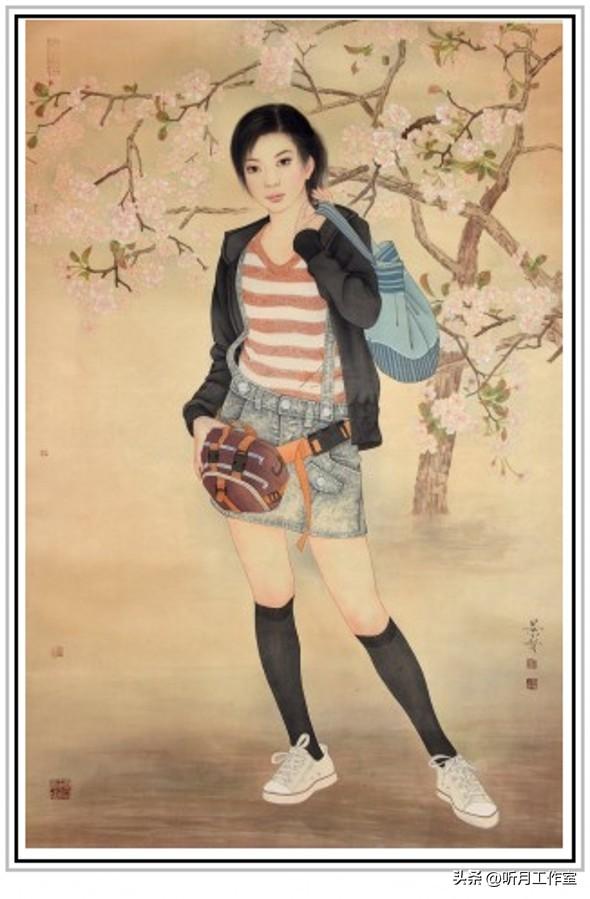 当代绘画大师崔景哲二十八幅经典工笔画作品深度赏析