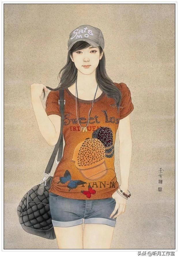 当代绘画大师崔景哲二十八幅经典工笔画作品深度赏析