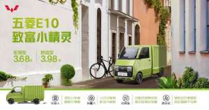 微货汽车报价(五菱E10单人电动货车上市：车宽108米，368万起售)