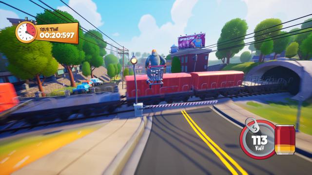 恶搞竞速游戏《懒虫:荣耀手推车》登录Steam平台