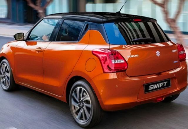 2022款SWIFT实车曝光!或售6万,1.2混动引擎油耗3升,还看啥飞度