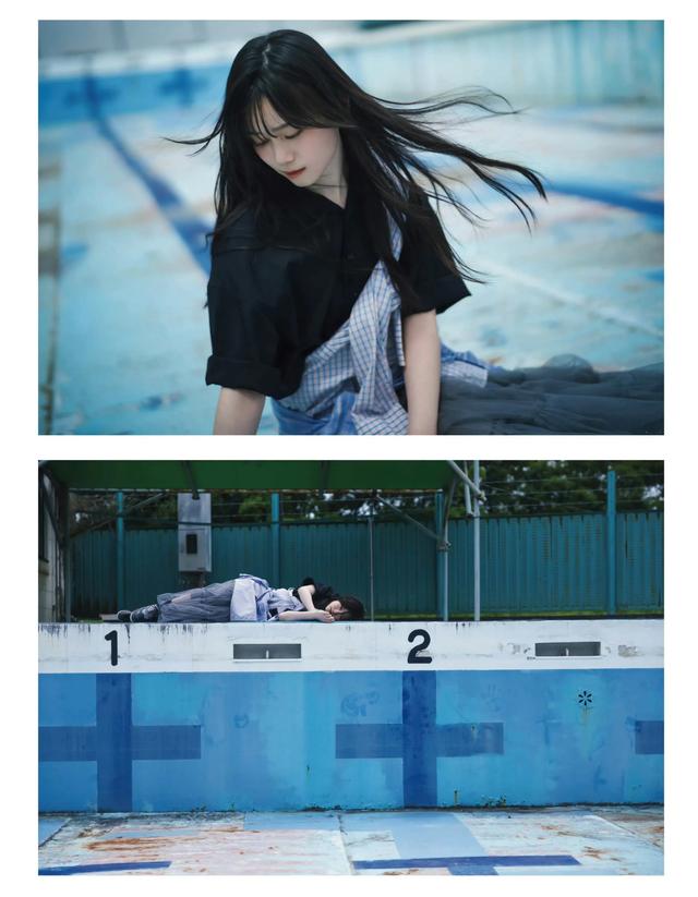 樱坂46山下瞳月,寂静之中展现美丽
