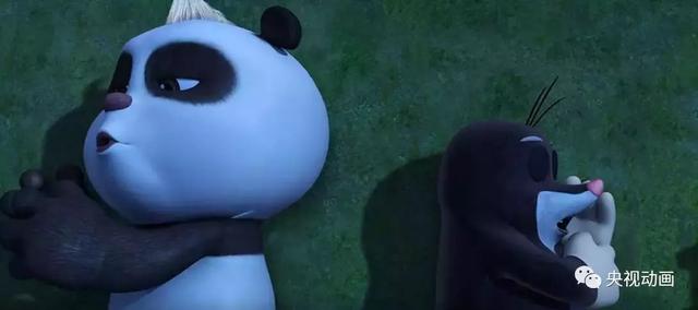 央视少儿热播动画片《熊猫和小鼹鼠》，告诉孩子们什么是友谊~