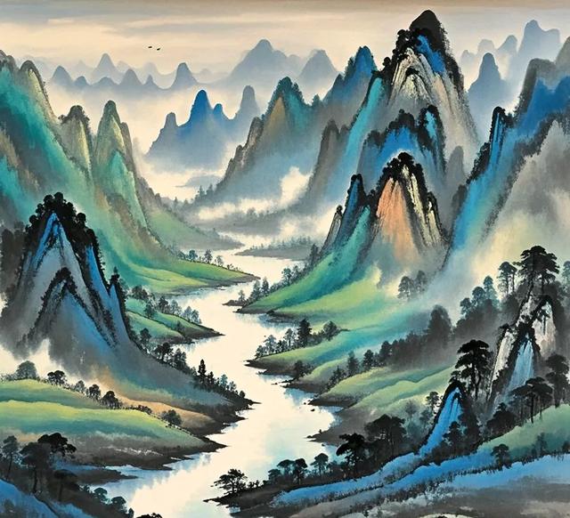 探寻神秘水墨山河意境:墨韵深处的自然哲思与心灵归处