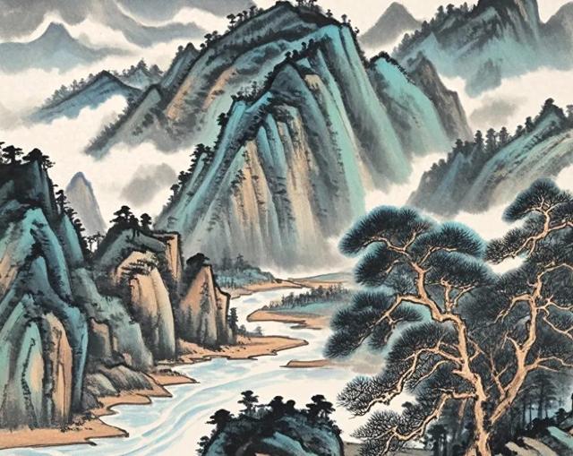 探寻神秘水墨山河意境:墨韵深处的自然哲思与心灵归处