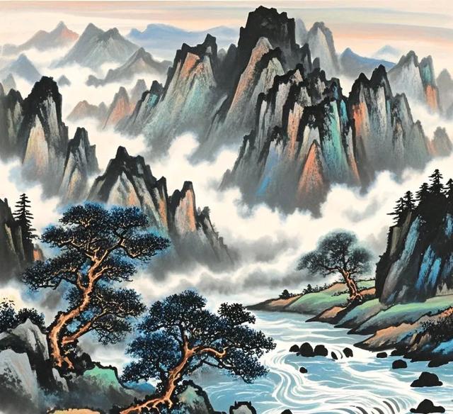 探寻神秘水墨山河意境:墨韵深处的自然哲思与心灵归处
