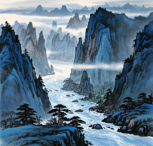 探寻神秘水墨山河意境:墨韵深处的自然哲思与心灵归处