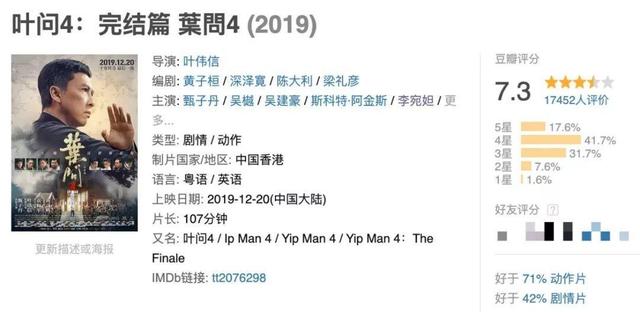 甄子丹最后一部《叶问》,一代宗师的结局令人唏嘘