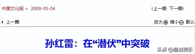 孙红雷曾经火遍亚洲,为何沦落到三年无戏可拍,现在他在干什么?