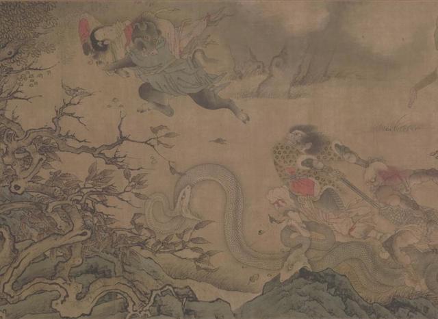 画中蛇瑞|是图腾崇拜,也是游走的线条