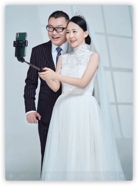 尹相杰妻子庆结婚一周年,公开唯美婚纱照,连换4套礼服身姿婀娜