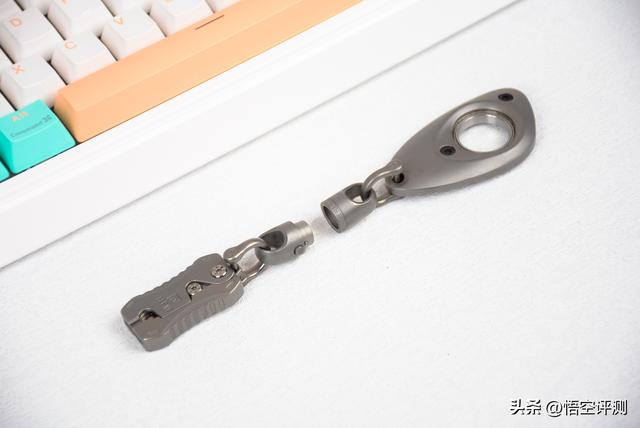 真正属于男人的EDC:无限旋转超解压,费戈钛合金旋转钥匙扣评测