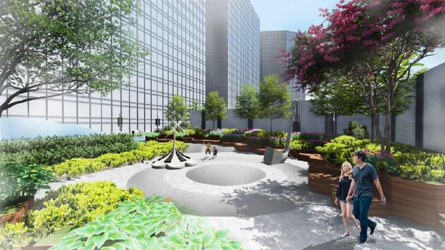 全球唯一邓丽君空中花园，坐落美乐城六层，春节期间华彩绽放