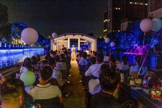 “如梦上塘”千年宋韵风雅的流动舞台 杭州上塘河上的视觉盛宴