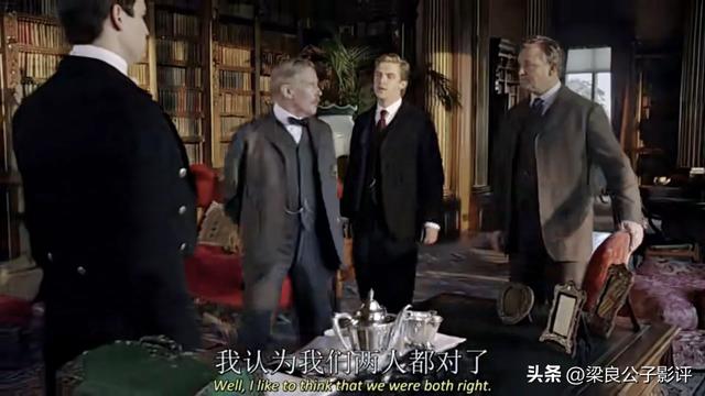 《唐顿庄园》高端吵架名场面,马修母亲当上董事长主席