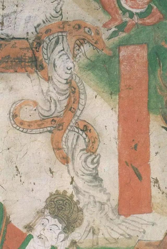 画中蛇瑞|是图腾崇拜,也是游走的线条