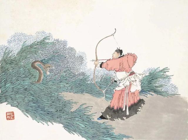 画中蛇瑞|是图腾崇拜,也是游走的线条