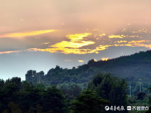 夏天最后的一抹晚霞，迎接秋天的到来