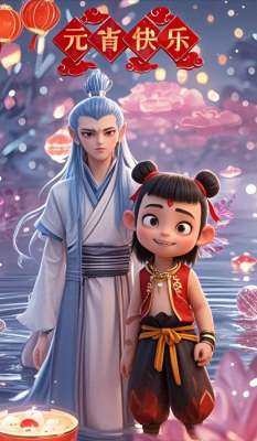 挠哪吒脚心(哪吒遇上元宵遐想：当魔童遇上花灯)