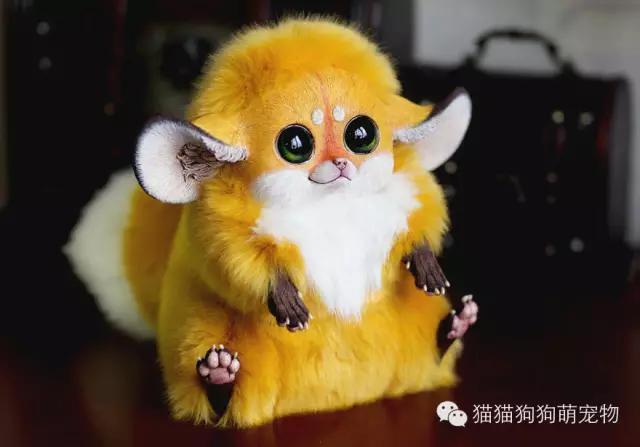 俄罗斯女孩制作的虚构动物玩偶，好逼真！