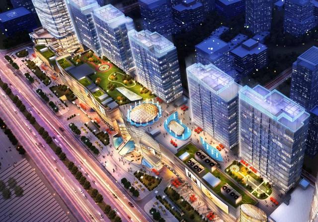 全球唯一邓丽君空中花园，坐落美乐城六层，春节期间华彩绽放