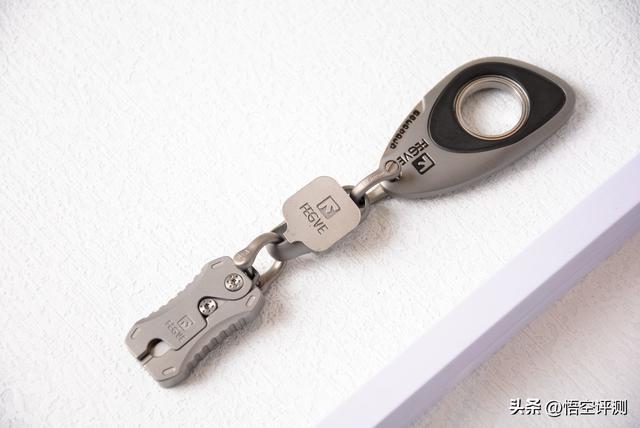 真正属于男人的EDC:无限旋转超解压,费戈钛合金旋转钥匙扣评测