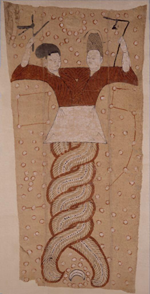 画中蛇瑞|是图腾崇拜,也是游走的线条